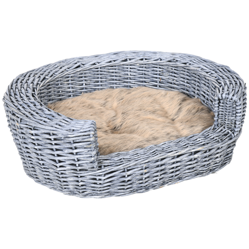 Vintage Rattan Pet Bed for Cats and Small Dogs – Soft, Durable, and Easy to Clean